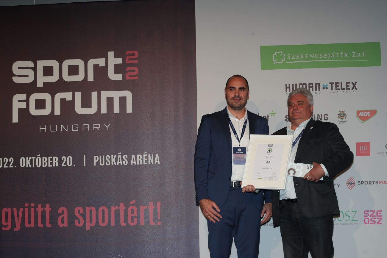 CSR díjat kapott a Hydro Fehérvár AV19 jégkorongcsapata